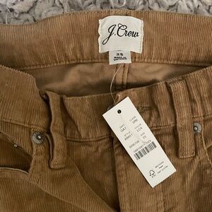 New j. Crew vintage slim straight corduroy pants!